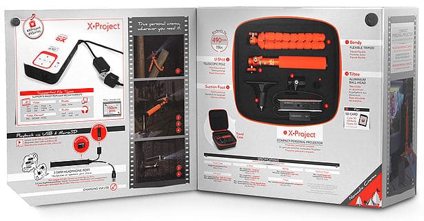 this is a picture of the final packaging with the graphic design, product visual and the final gift box. We are showing the inside of the packaging with all the informations and the quick start guide. Also include the user manial