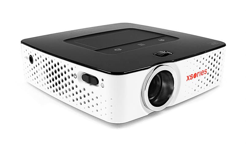 This is the main picture of the professional projector with all built-in. We designed this product with specific features such as Premium materials, graphic design made in-mold, touchpad, wifi, Youtube and Android technology inside.