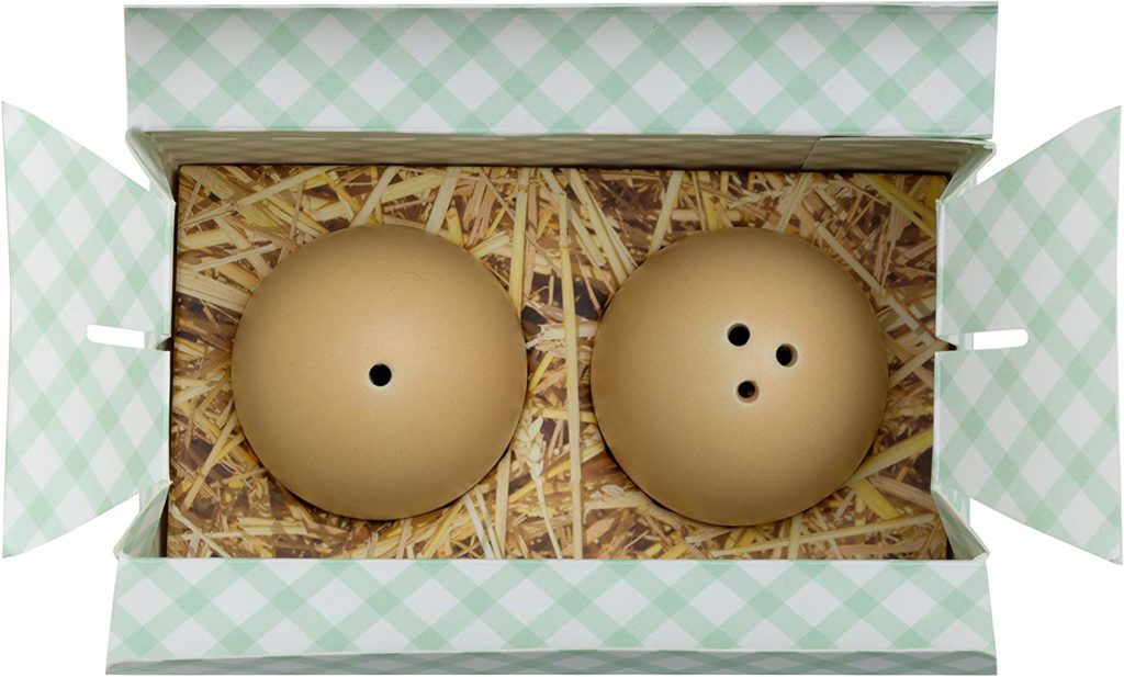 picture packaging salt and pepper egg shape inside details